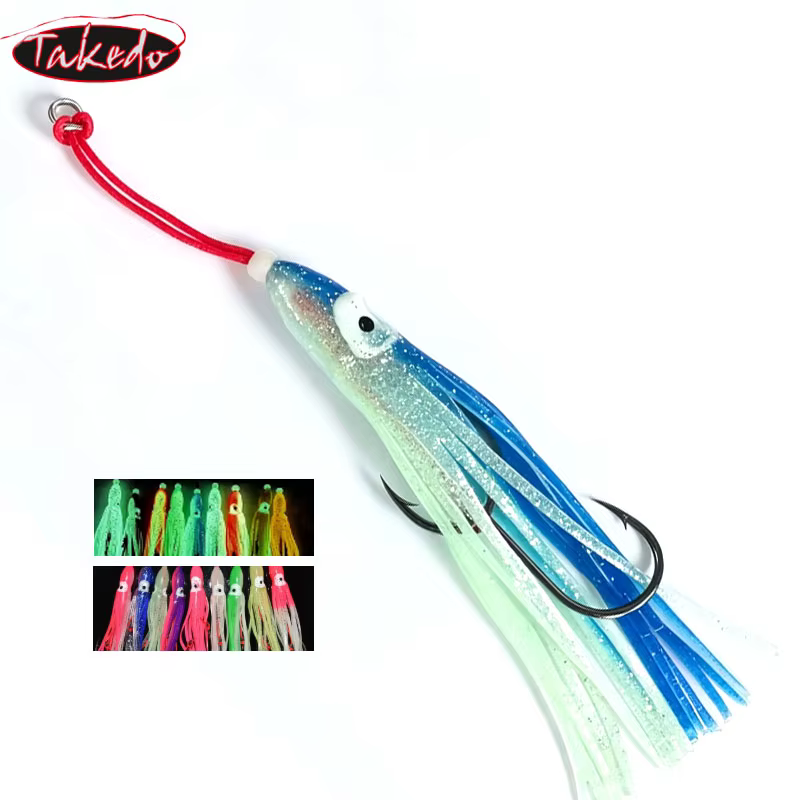 Señuelo Vinilo TAKEDO Forma Pulpo 12cm para Arrastre - imagen 2