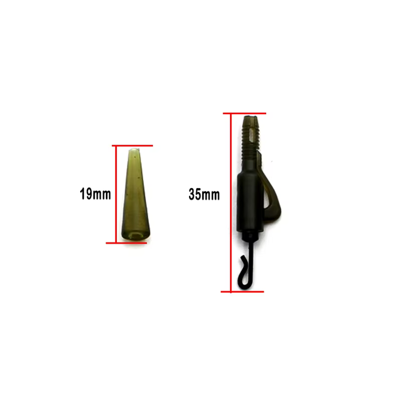 Clip Híbrido Cola de Goma para Hair Rig Carpfishing - imagen 2