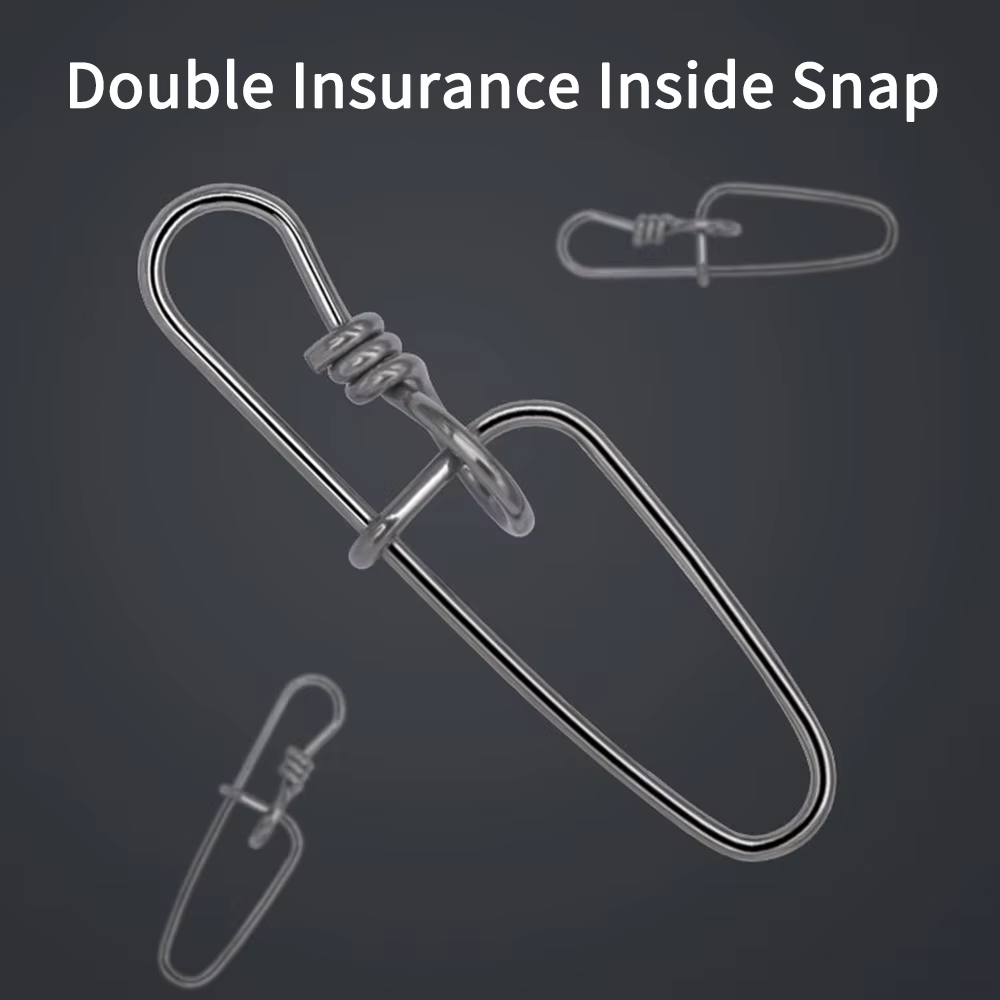 Conector clip Elllv – Acero inoxidable doble seguridad agua salada - imagen 5