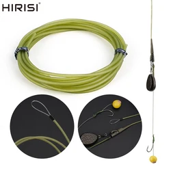 Hirisi AE077 Tubo de pesca para carpa con fundas protectoras de línea