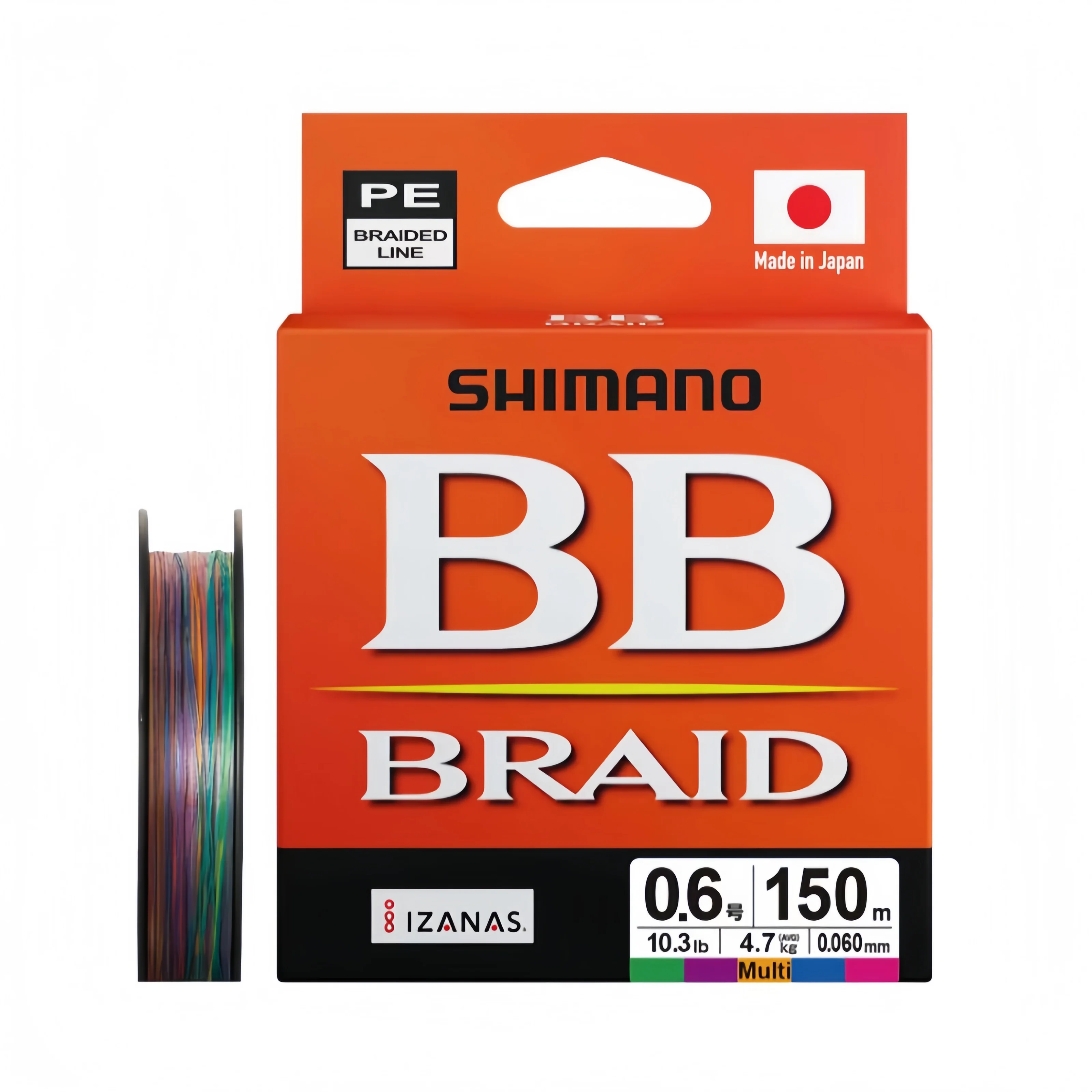 Shimano BB Braid línea PE 4 hilos IzanasR, largo lance y desgaste - imagen 5