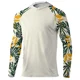 Camiseta de pesca transpirable camuflaje de manga larga para verano