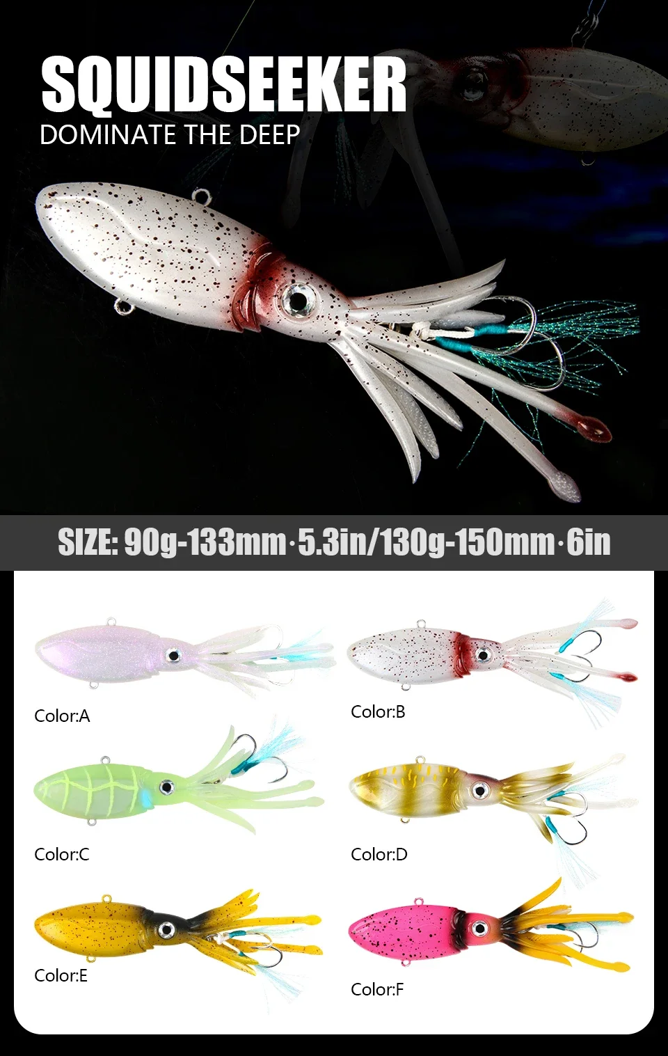 Señuelo metálico VIB AJLURES para pesca de altura