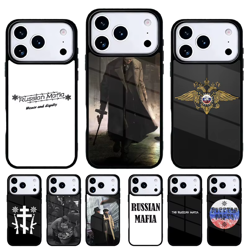 Funda Mafia Rusa para iPhone 17 Air 16e 15 14 13 Pro