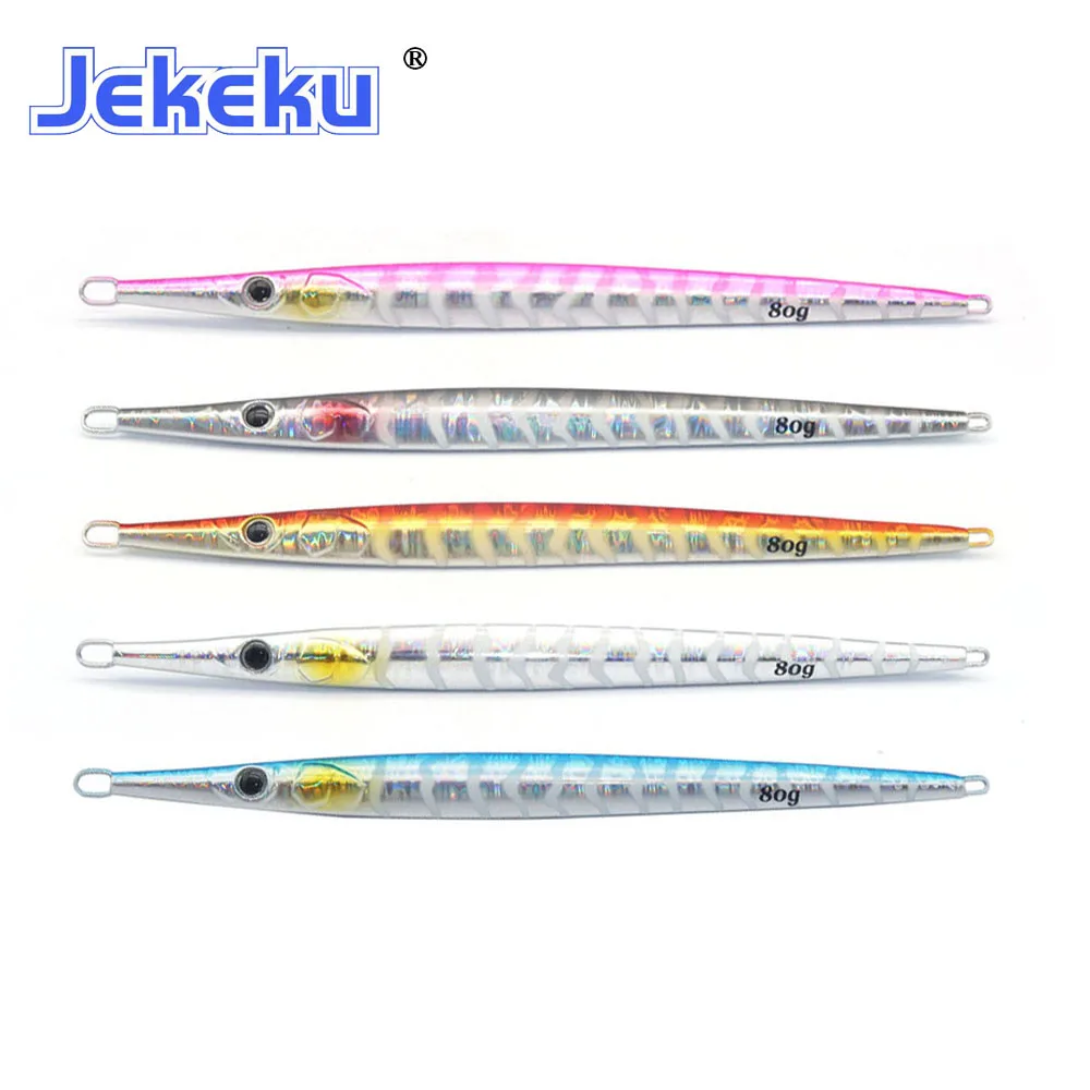 JEKEKU señuelo de jigging lento metal hundimiento rápido para agua salada - imagen 4