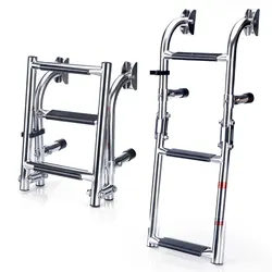 Catera Escalera Plegable Para Barco Acero Inoxidable Marino