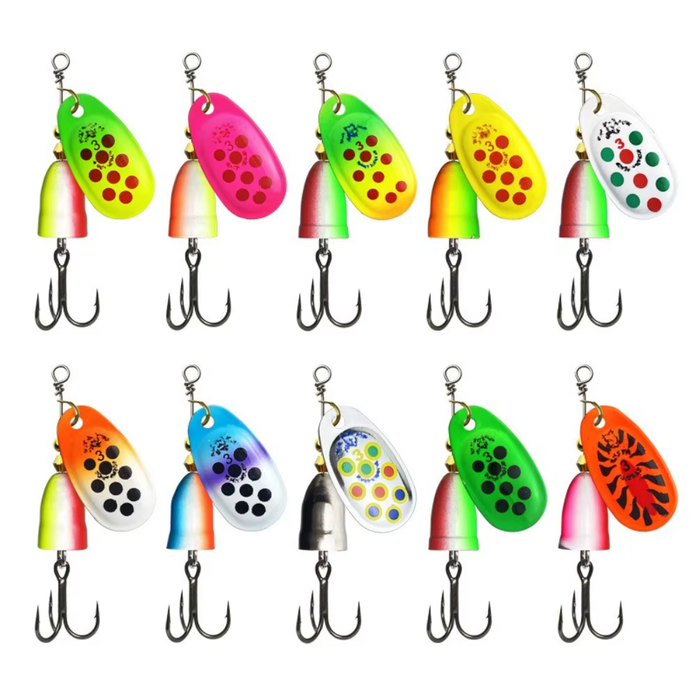Cucharilla Giratoria con Lentejuelas para Pesca de Bagre - imagen 5