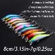 Señuelo Wobbler minnow con ojos 3D y dos anzuelos - imagen 4