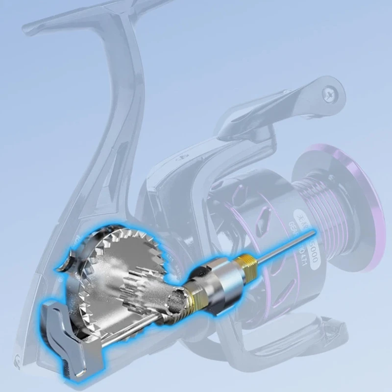 Carrete de pesca carbono con bobina poco profunda para mar salado - imagen 2