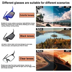 Giant Gafas de pesca unisex con protección UV, ligeras y duraderas