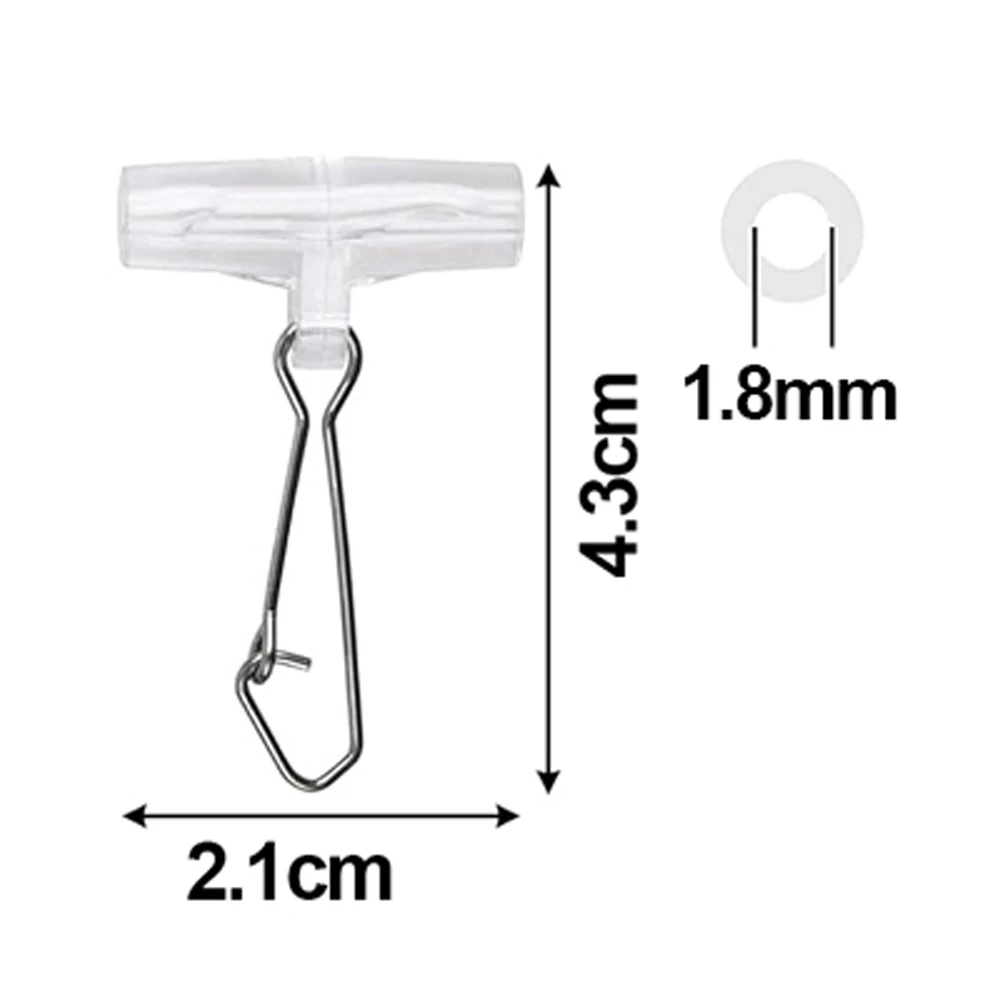 Kit de 20 deslizadores de plomada con broche de acero inoxidable