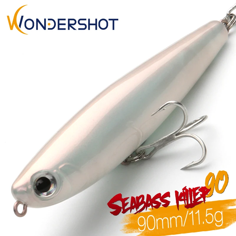 Wondershot D02 gorrión 90mm – Señuelo topwater plástico para lubina