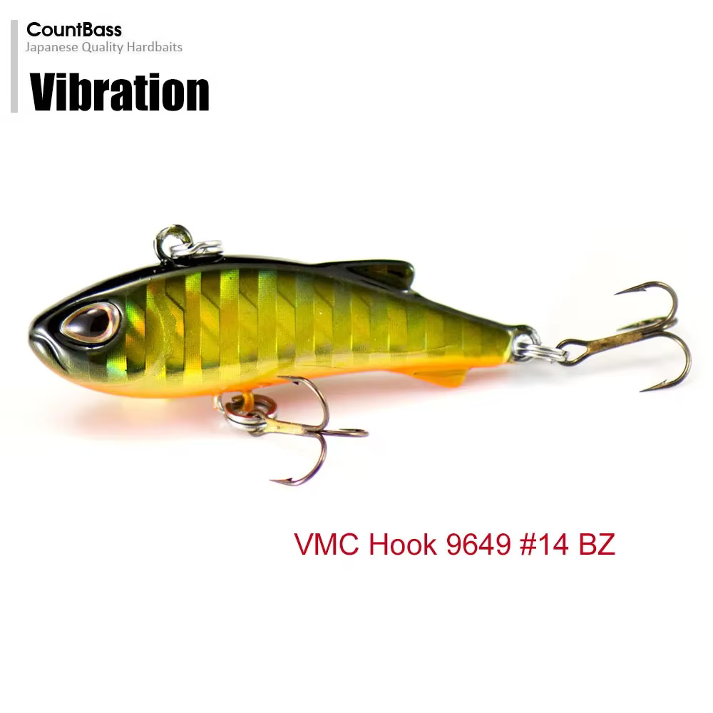 Countbass Wobbler – Señuelo duro VMC para lubina, trucha y salmón - imagen 5