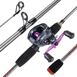 Caña Baitcasting Sougayilang de carbono para lubina y casting