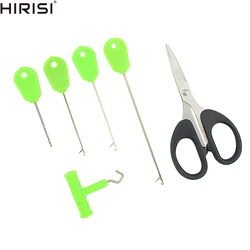Set de herramientas para pesca: tijeras, alicate y aguja