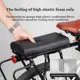 Sillín bicicleta ergonómico acolchado, absorbe vibraciones - imagen 5