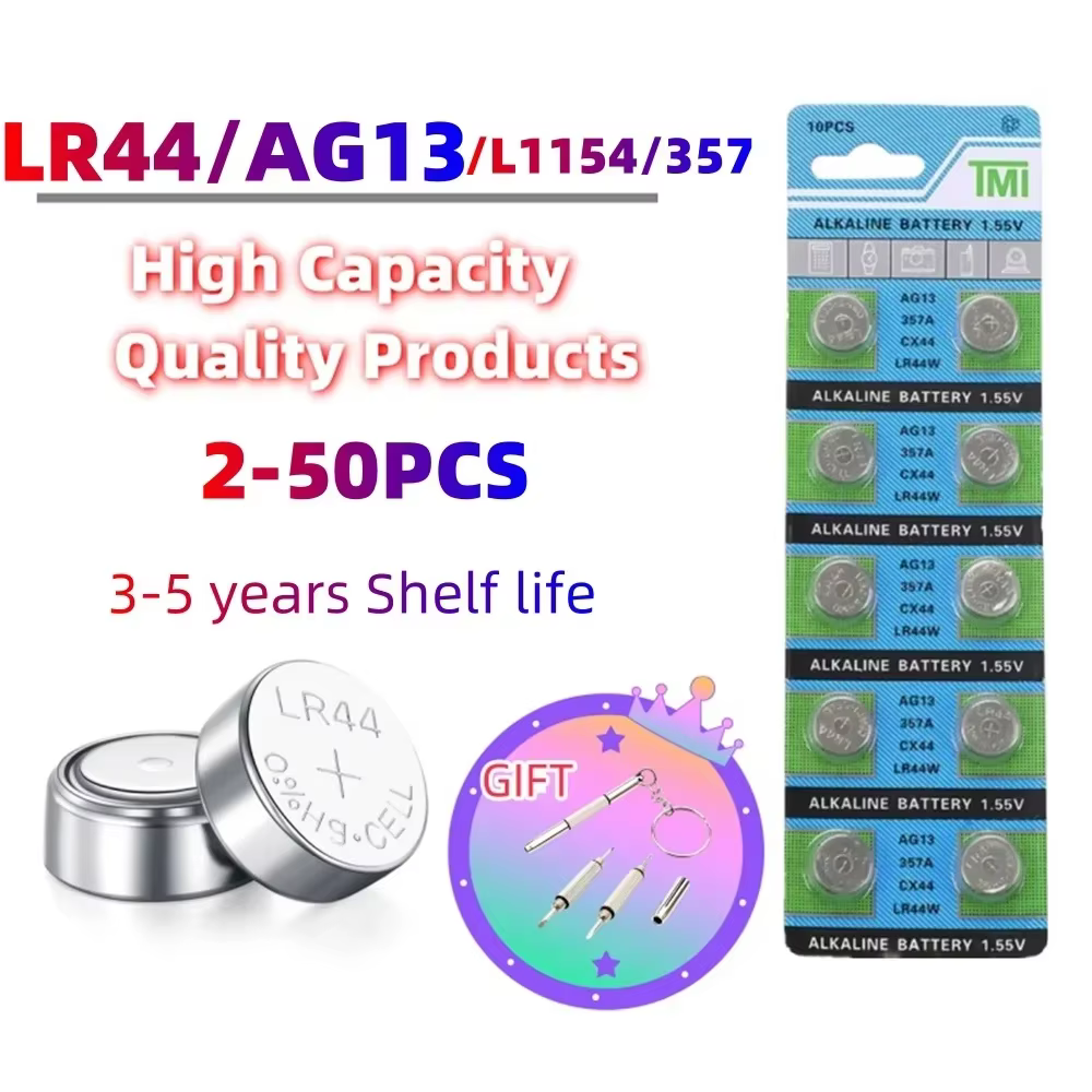 Pilas LR44 AG13 1,5V para relojes, juguetes y mandos a distancia - imagen 3