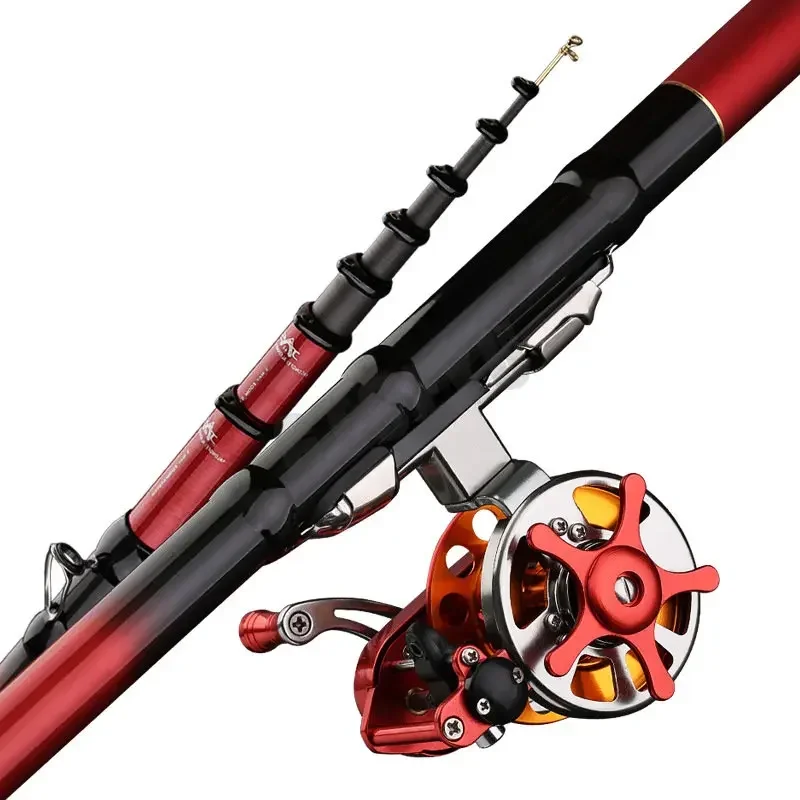 Caña telescópica carbono 3 posiciones pesca mar - imagen 3