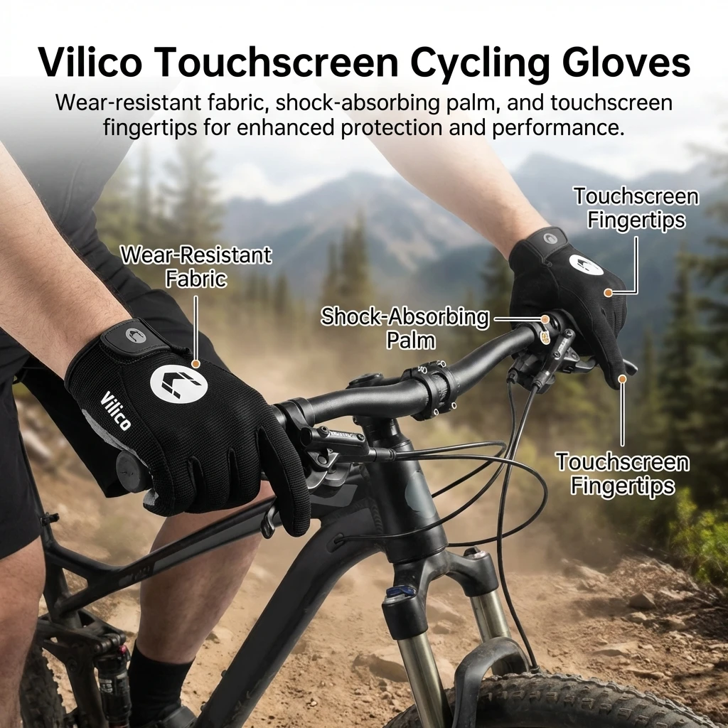 Guantes transpirables de verano con absorción de impactos y agarre - imagen 2