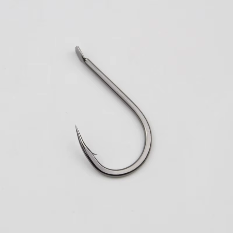 Anzuelo circular de acero al carbono con púas – Cuerpo plano para pesca - imagen 5