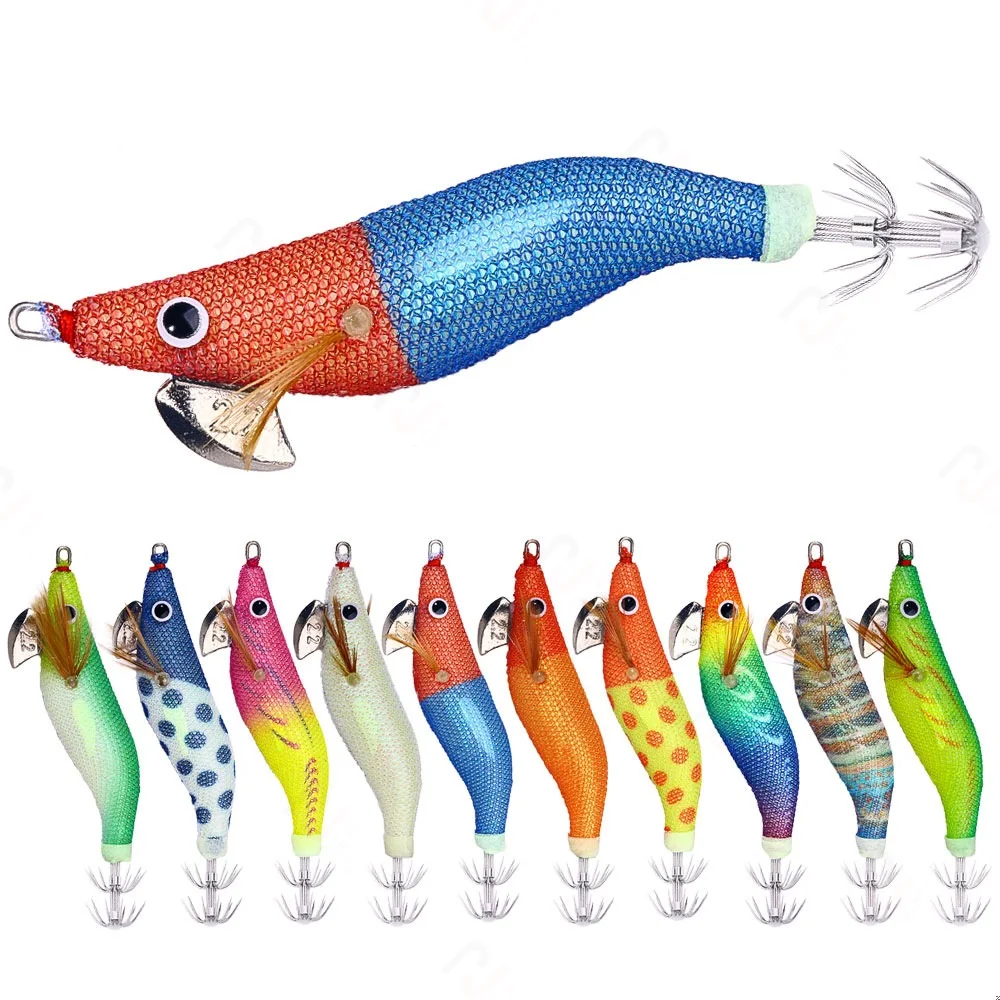 Jig Sonajero Luminoso para Sepia y Calamar – 2.2# Plomo