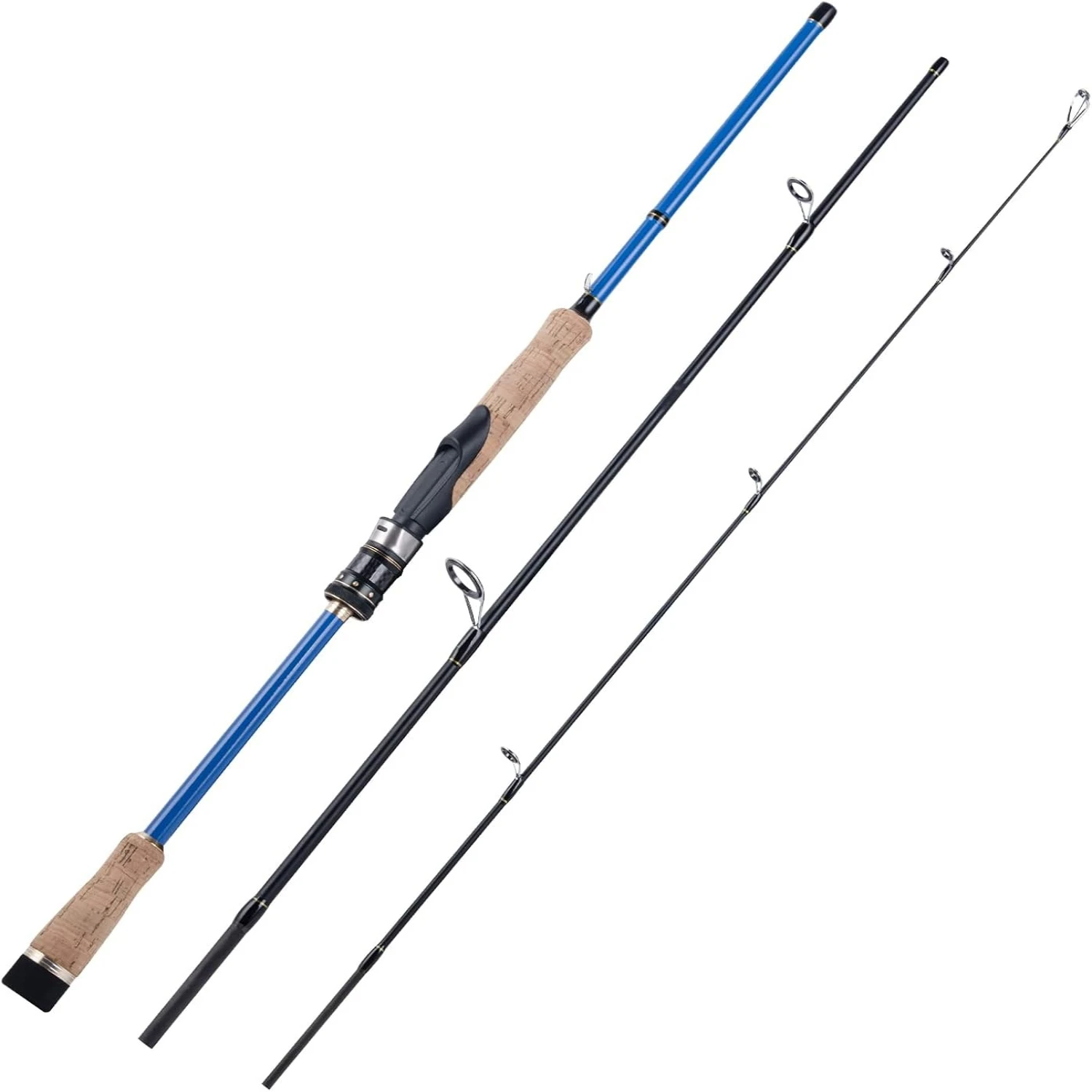 Caña de pesca Goture casting spinning de carbono con anillas inox - imagen 3