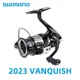 Carrete giratorio SHIMANO Vanquish para agua salada, cuerpo ligero