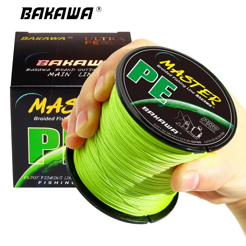 Línea trenzada BAKAWA 4 hebras 0,4mm 10-85LB - Pesca mar y agua salada - imagen 4