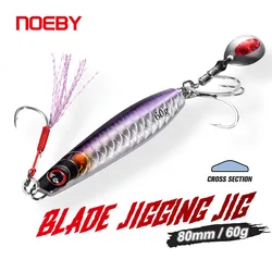 Noeby Jig Metálico Señuelo de jigging lento para agua salada