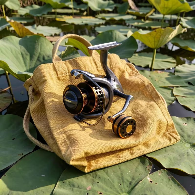Carrete Spinning Baitrunner 9+1 Rodamientos 5.5:1 Manivela CNC - imagen 2