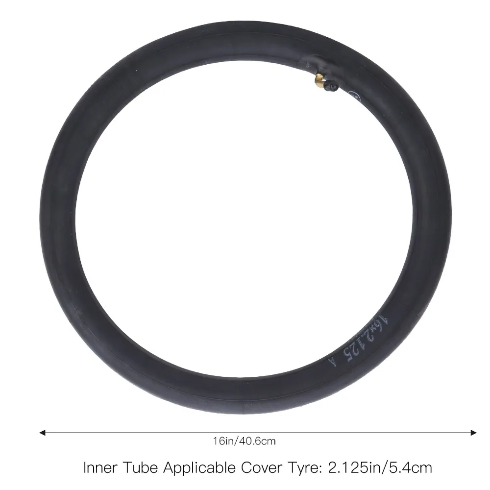 Tubo interior butilo con válvula curva para bicicleta resistente - imagen 2
