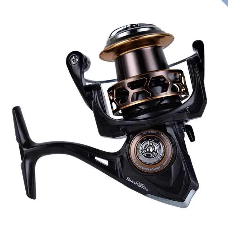 Carrete spinning lanzado largo carbono bobina metálica poco profunda - imagen 5