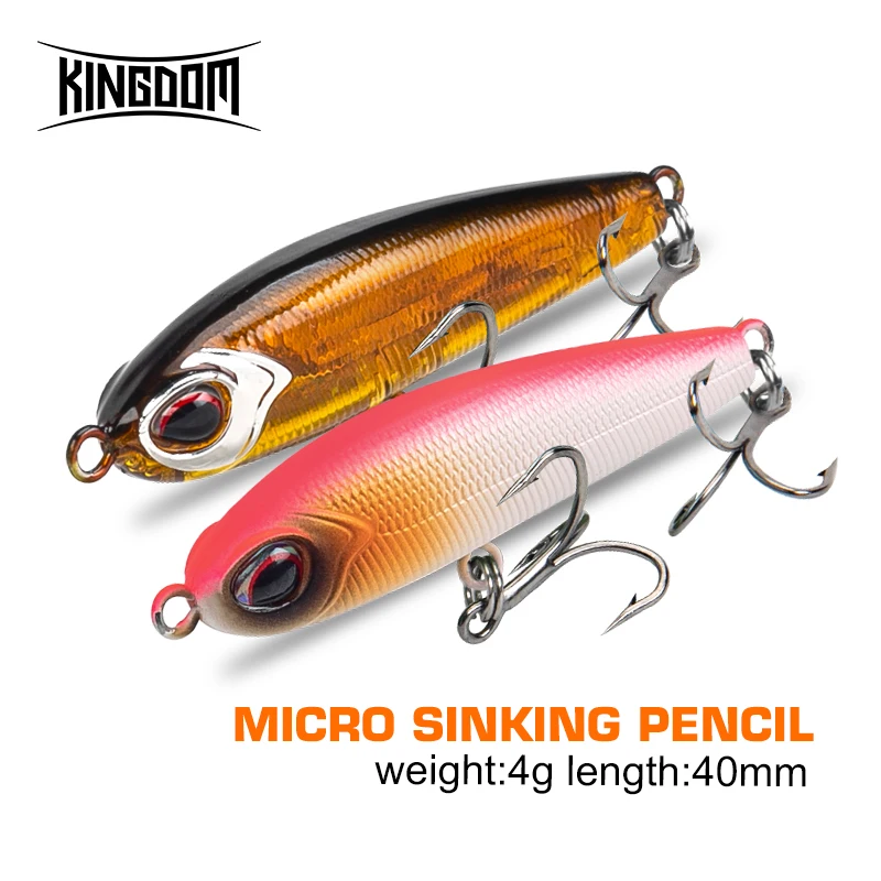 Kingdom Pencil Wobbler 40mm Señuelo Hundimiento Lento