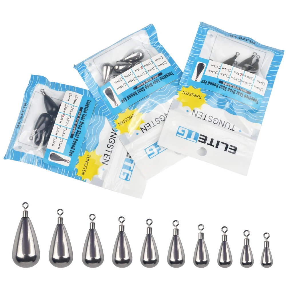 Plomos de Tungsteno Drop Shot para Lubina – Kit montaje - imagen 4