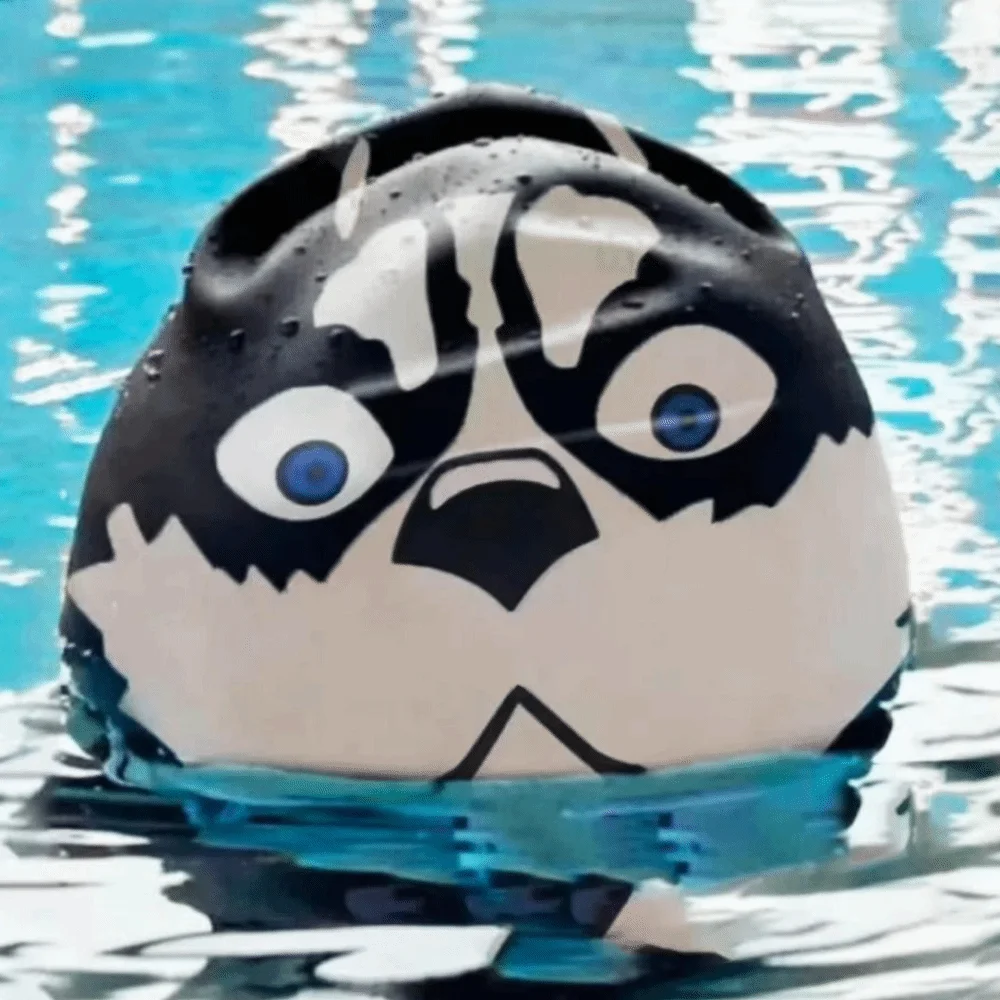 Gorro de natación de silicona elástico para piscina canina - imagen 5