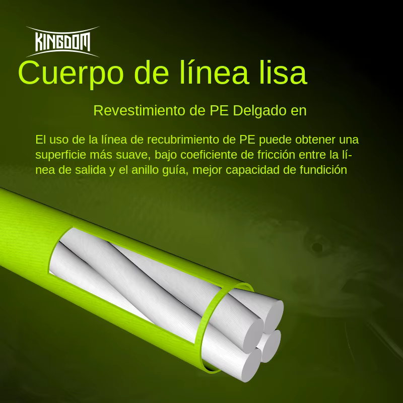 PE Kingdom Micro Fly – Sedal trenzado 4 hebras - imagen 5
