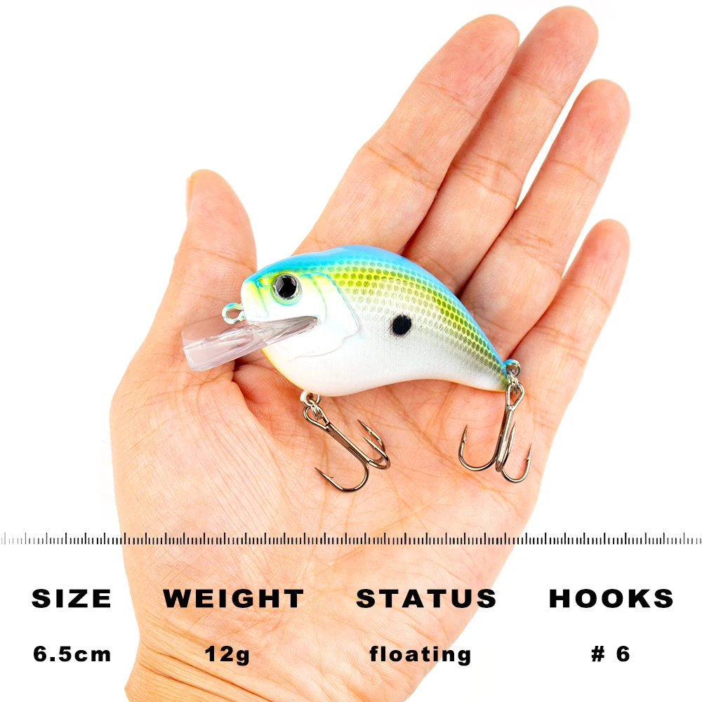 Señuelo de pesca artificial flotante CCLTBA para lubina y perca - imagen 5