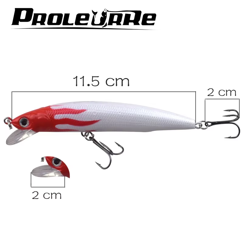 Crankbait flotante láser para lubina – señuelo artificial duro