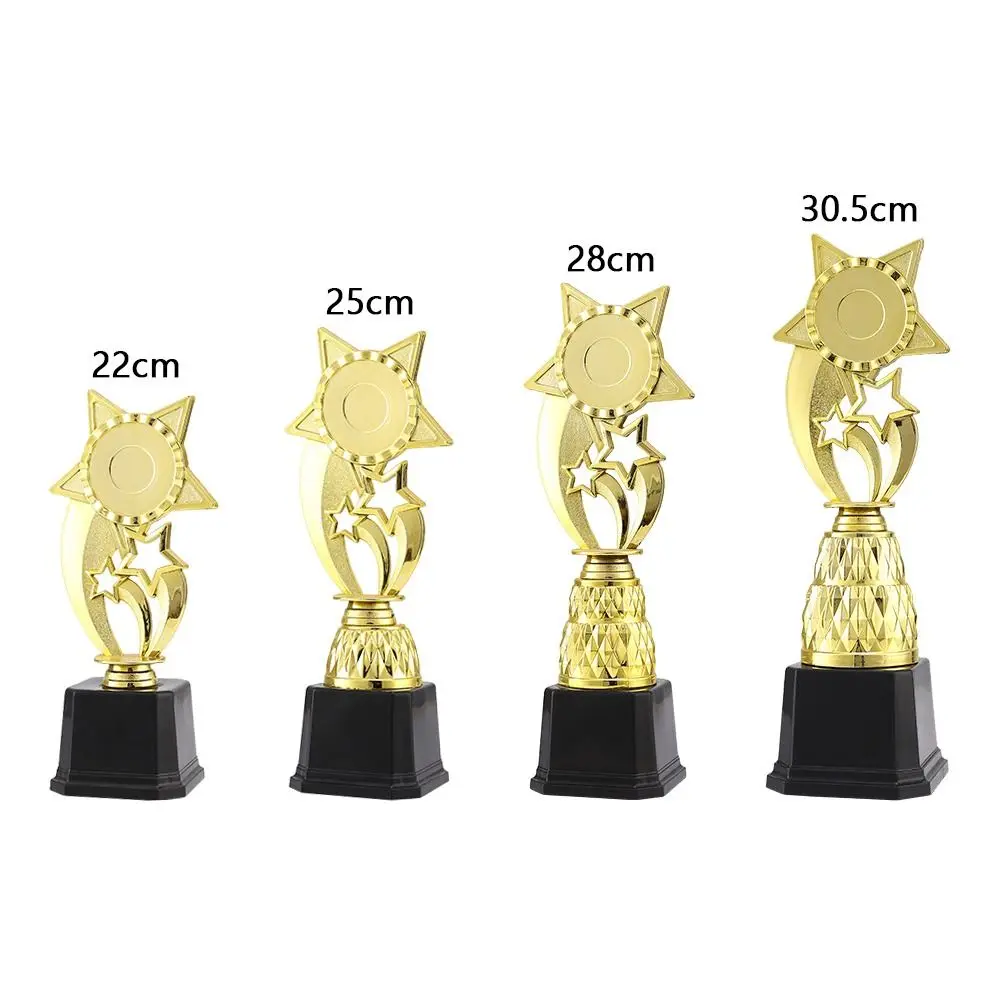Copa de Trofeo Dorada de estrella para premiación grande - imagen 2