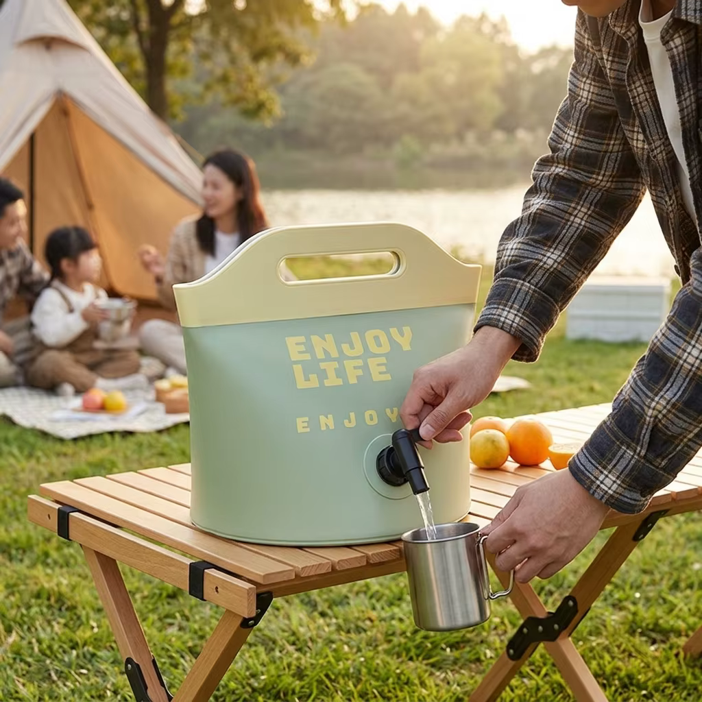 Garrafa Agua Plegable para Pesca – Contenedor Portátil Duradero