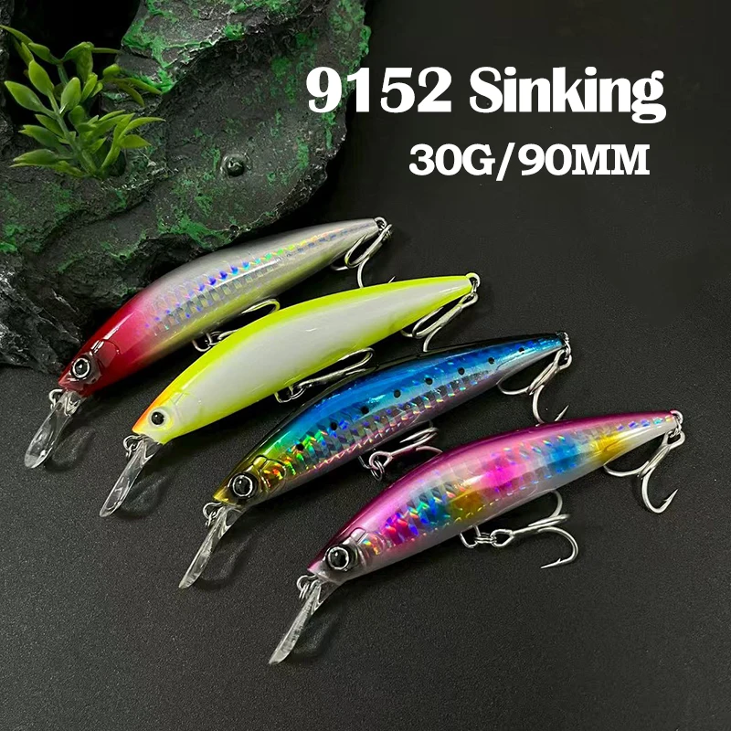 Señuelo Wobbler hundible swimbait de pececillo para agua salada
