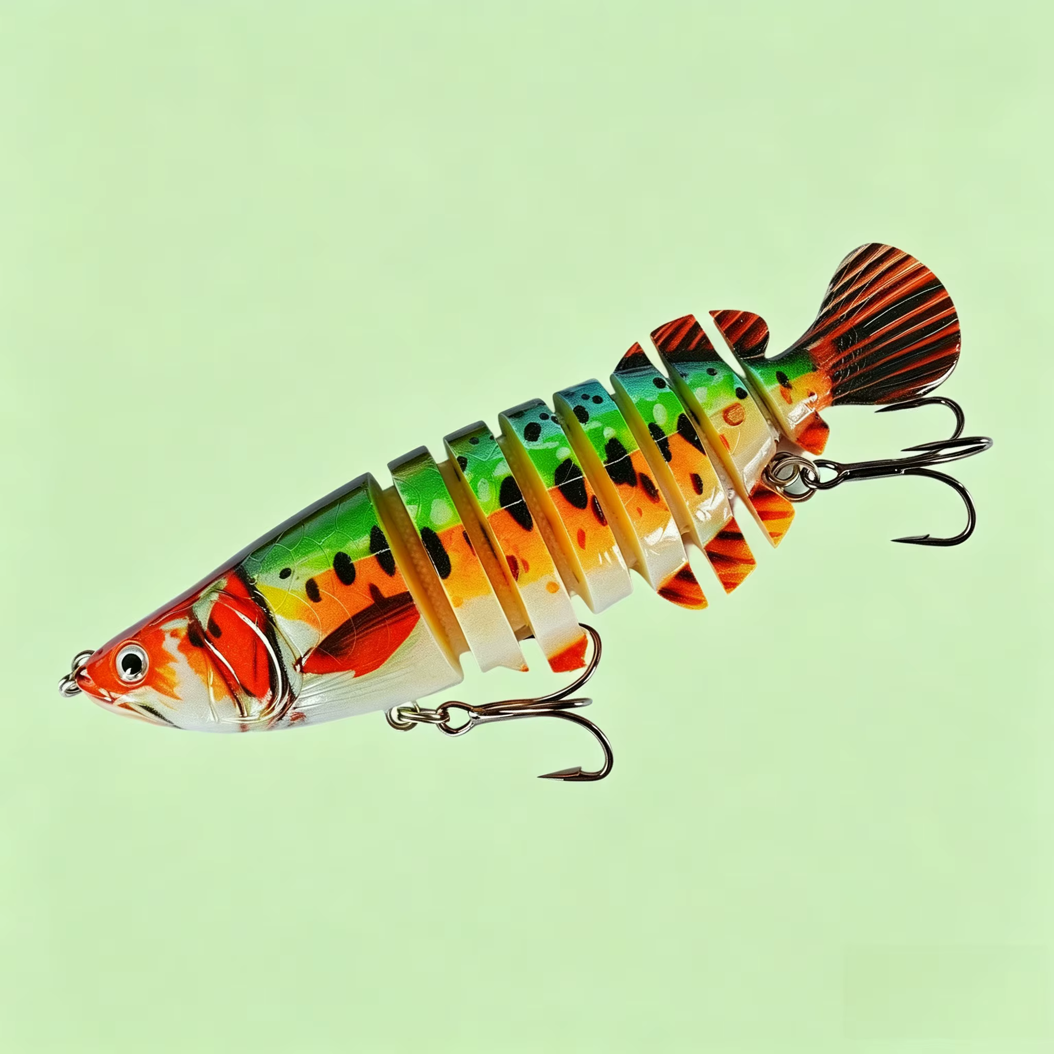 Señuelo Minnow Segmentado MUKUN 108mm Flotante para Lubina - imagen 4