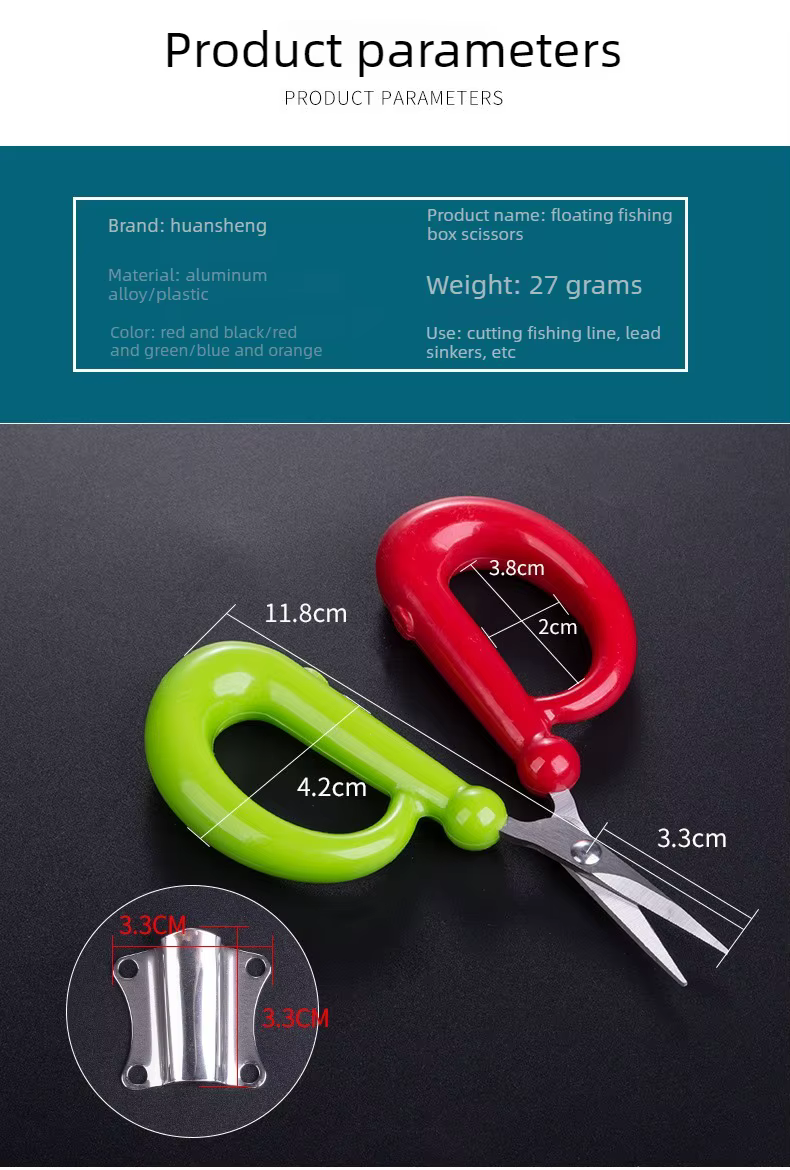 Tijeras específicas para pesca FTK acabadas