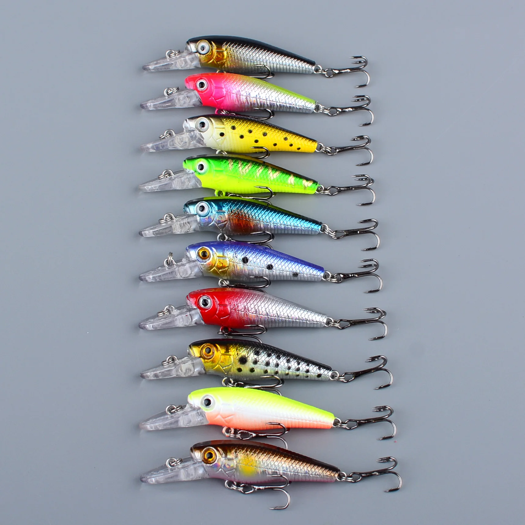 Señuelo Wobbler Minnow flotante para lubina rayada y carpa - imagen 4