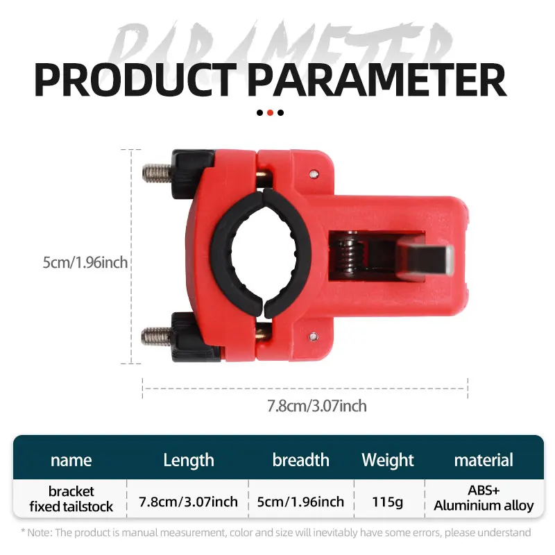 Soporte para caña ShareShark para barco con abrazadera trasera - imagen 4