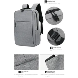 Mochila Oxford Impermeable para Negocios y Ordenador 15.6"