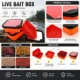 Caja cebo vivo ABS con ventilación interior para lombrices rojas - imagen 2