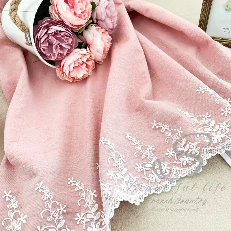 Delantal algodón y lino vintage mujer – estilo palaciego - imagen 4