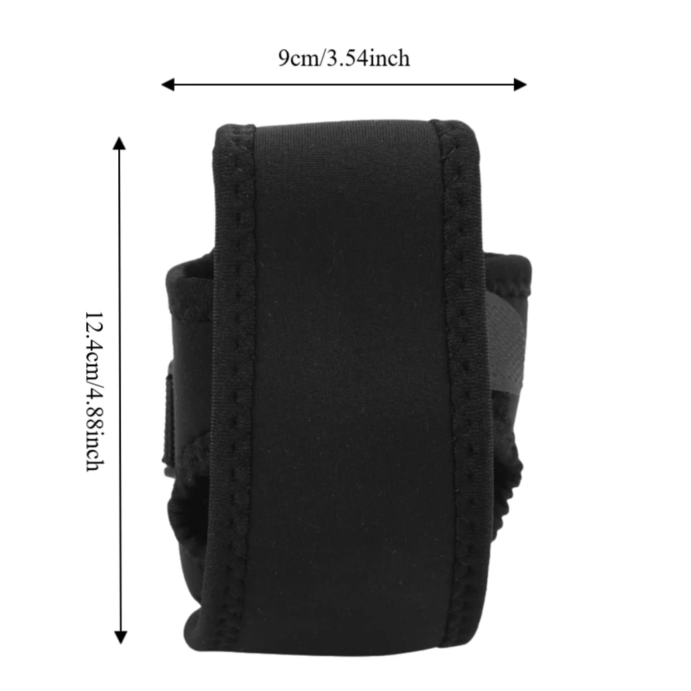 Funda protectora negra para carrete de baitcasting