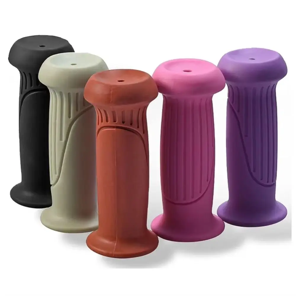 Puños antideslizantes impermeables para manillar de bicicleta de goma con cubiertas - imagen 4